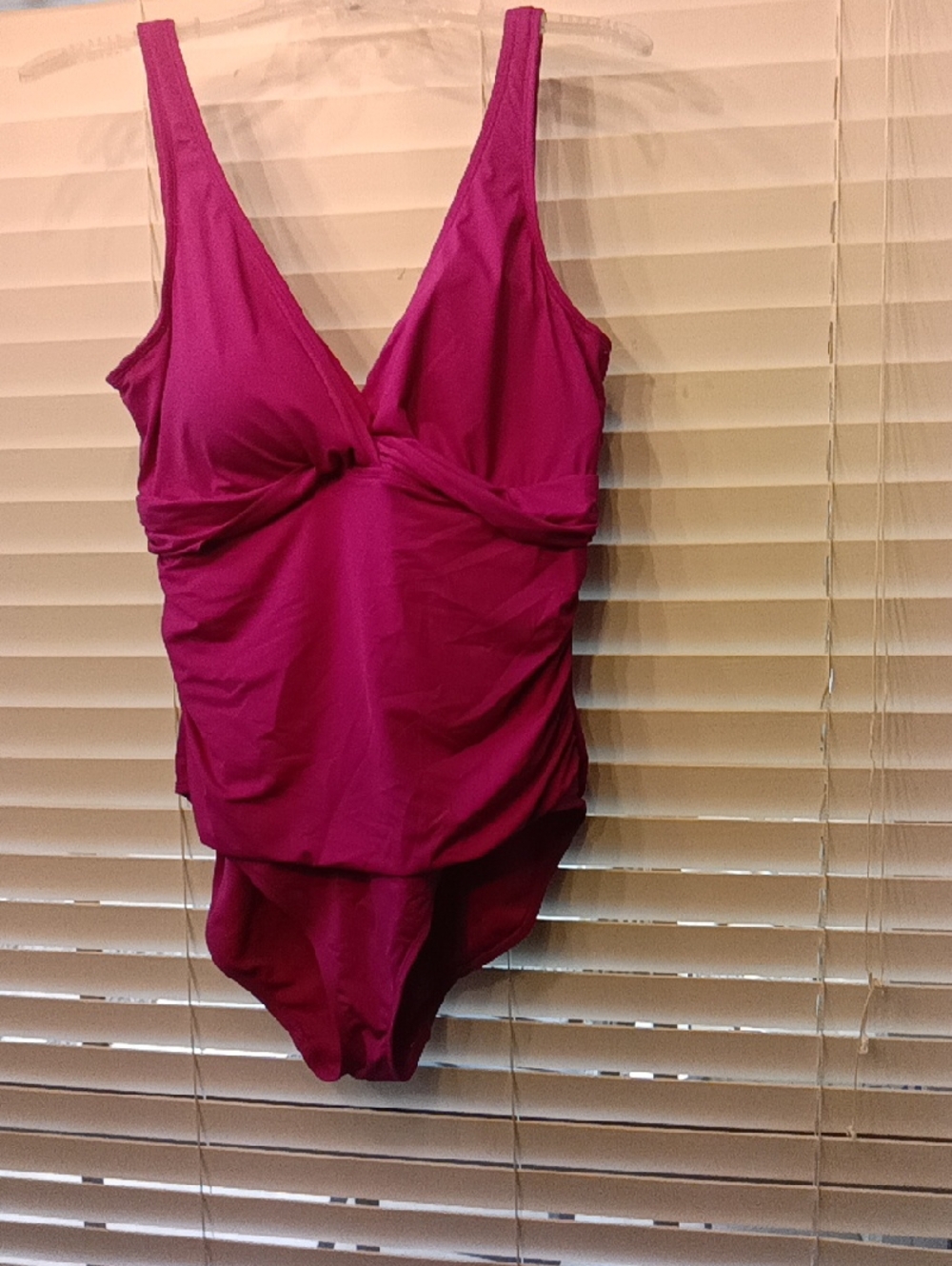 Ralph Lauren Magenta One-Piece Swimsuit